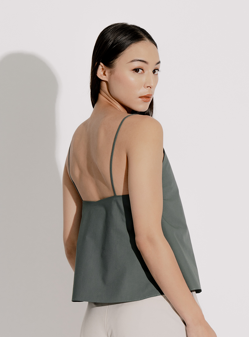 spaghetti string top